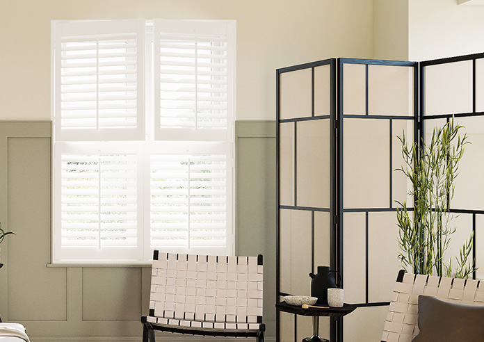 Bromley, Porcelain White - Tier on Tier Plantation Shutter - Image 3